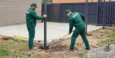 Подготовка площадки и опор