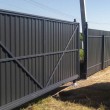 Забор из профнастила с воротами и калиткой купить с установкой в Москве